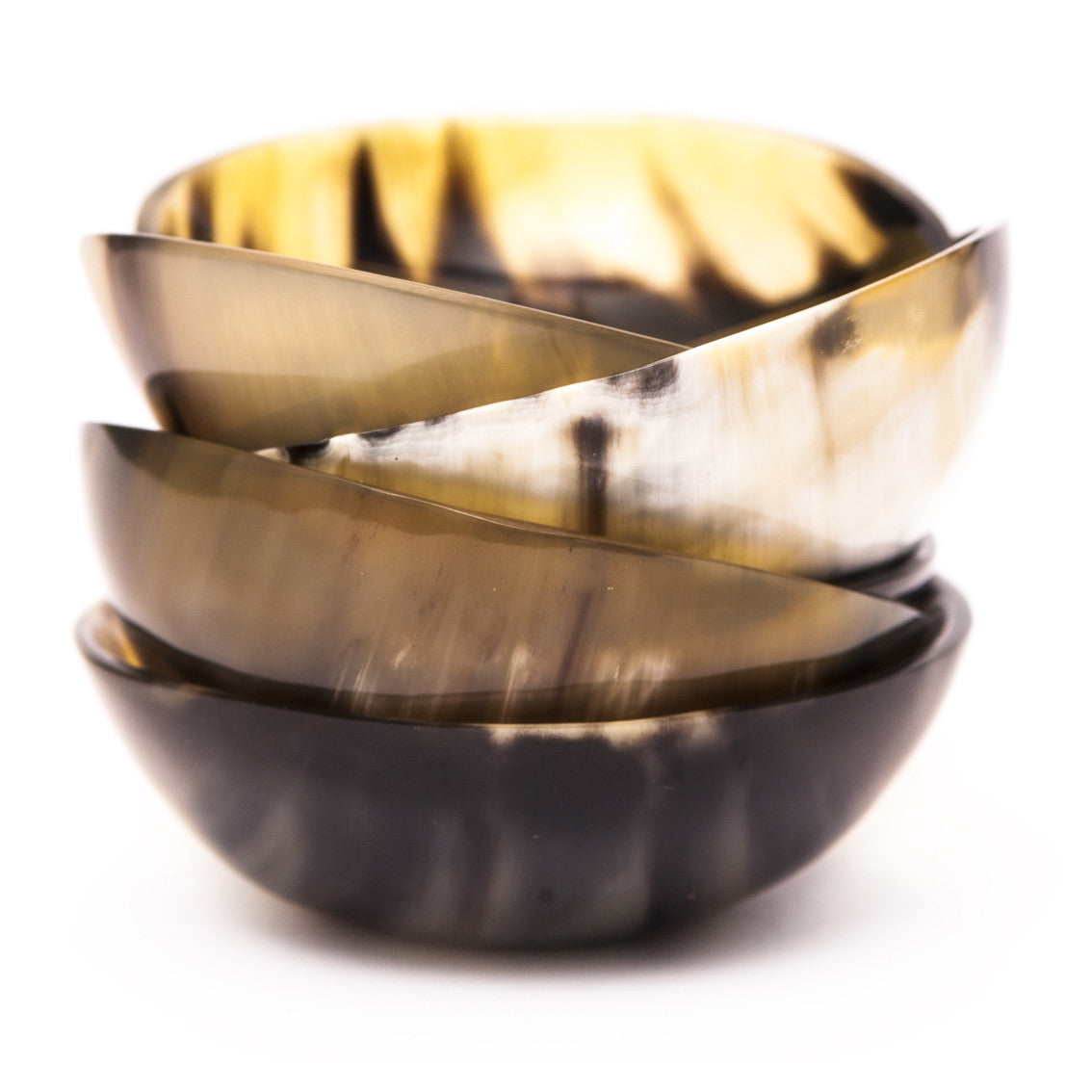 Hornschale Rund – Nomena 3 | Flache Zebu Horn Schale